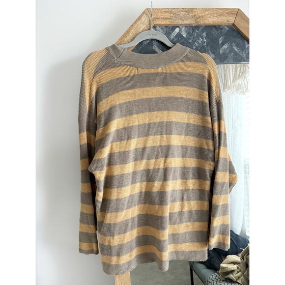 Free People Beach Lightweight Striped Sweater - Picture 4 of 4